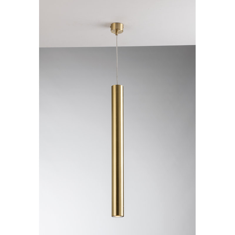 Canasia 1 - Light Cylinder Pendant, Gold, Gold