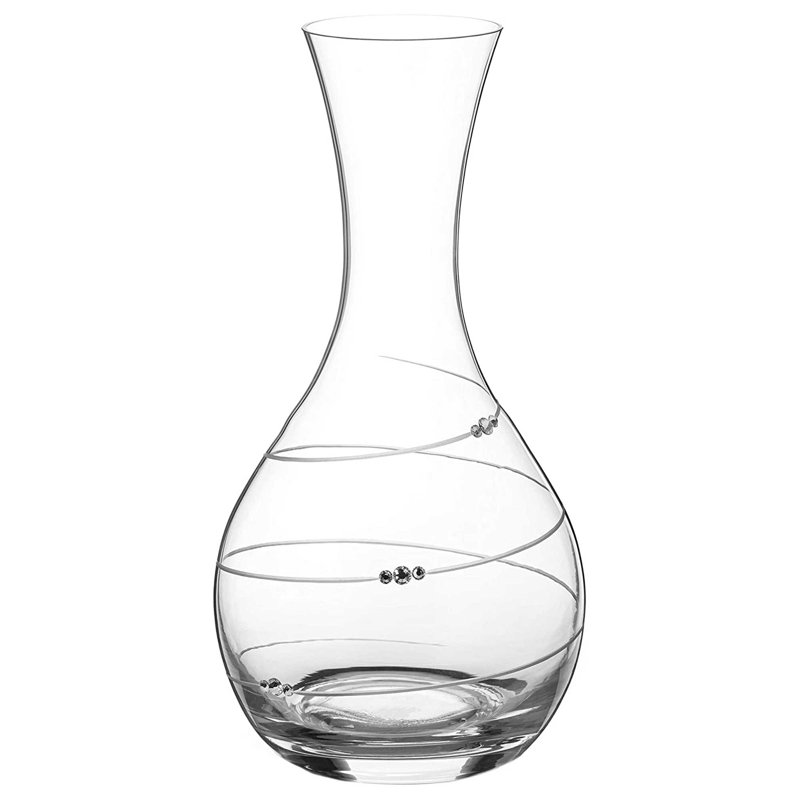 Swarovski Crystals Toast Swirl Hand Cut 1.2L Carafe