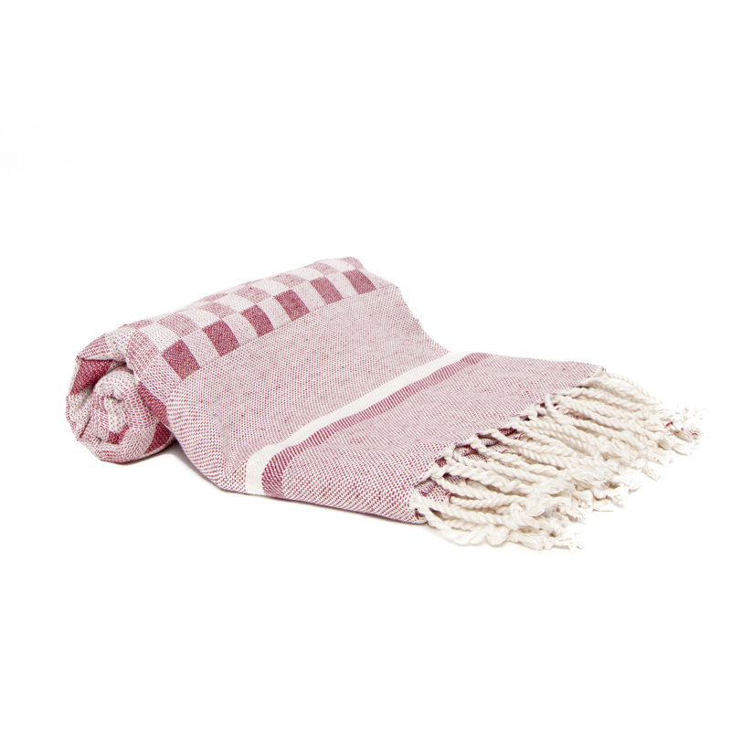 Cotton Lightweight Bath Towel, Burgundy