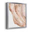 Rose Quartz I - ensemble de 2 reproductions d'art sur toile encadrées