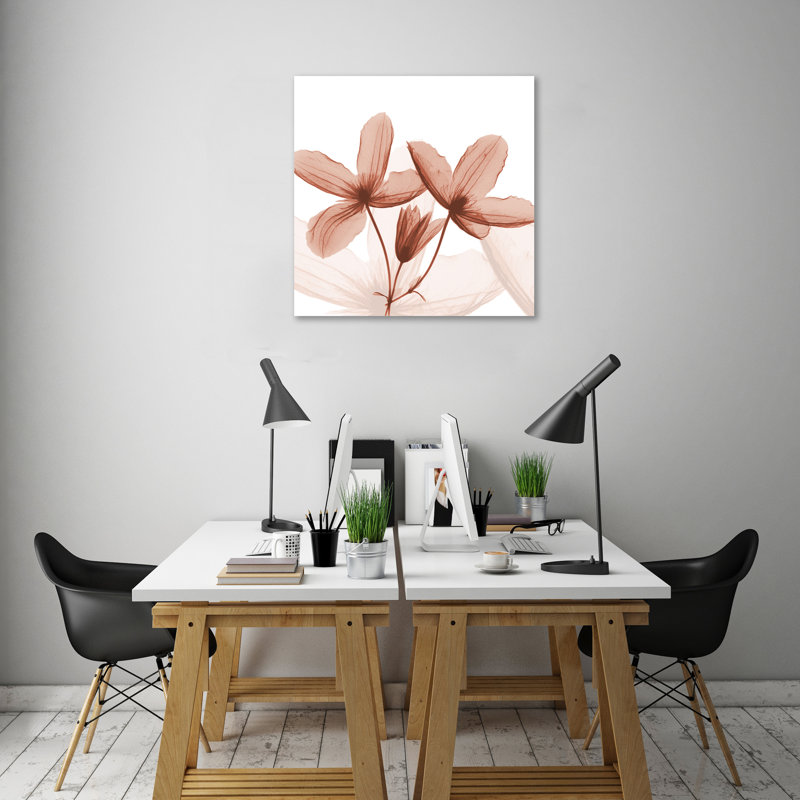 Journey Clematis - Wrapped Canvas Print, 46cm H x 46cm W