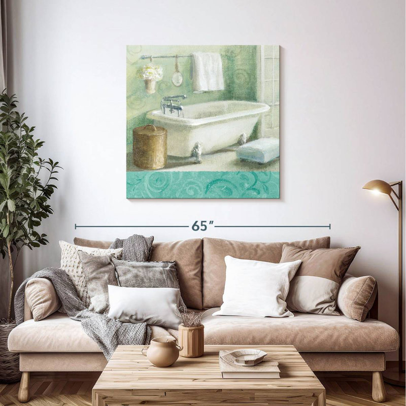 Lilie Refresh Bath Border I, 39'' H x 39'' W