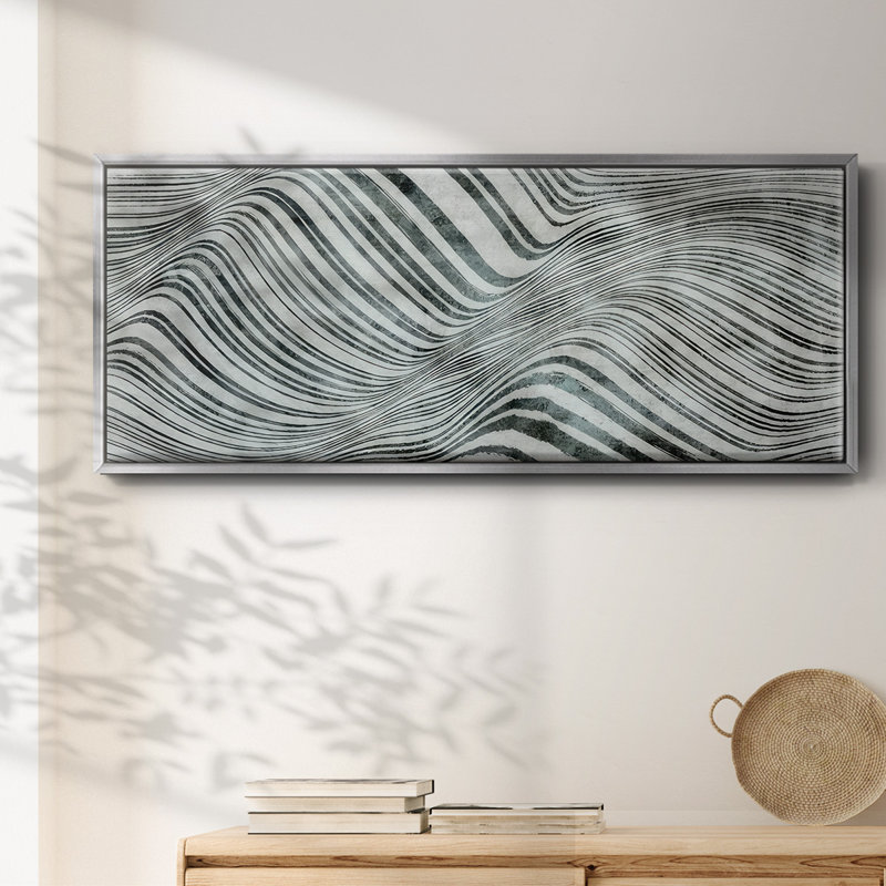 Forme de la mer - Toile encadrée, H 20 po x l 50 po