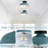 1-Light Industrial Semi Flush Mount Ceiling Light-503674466
