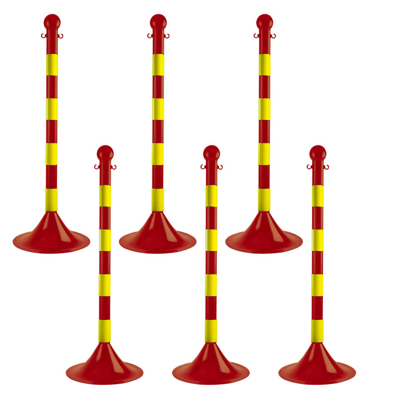 Rayon léger Mr. Chain Stripes, Rouge / jaune