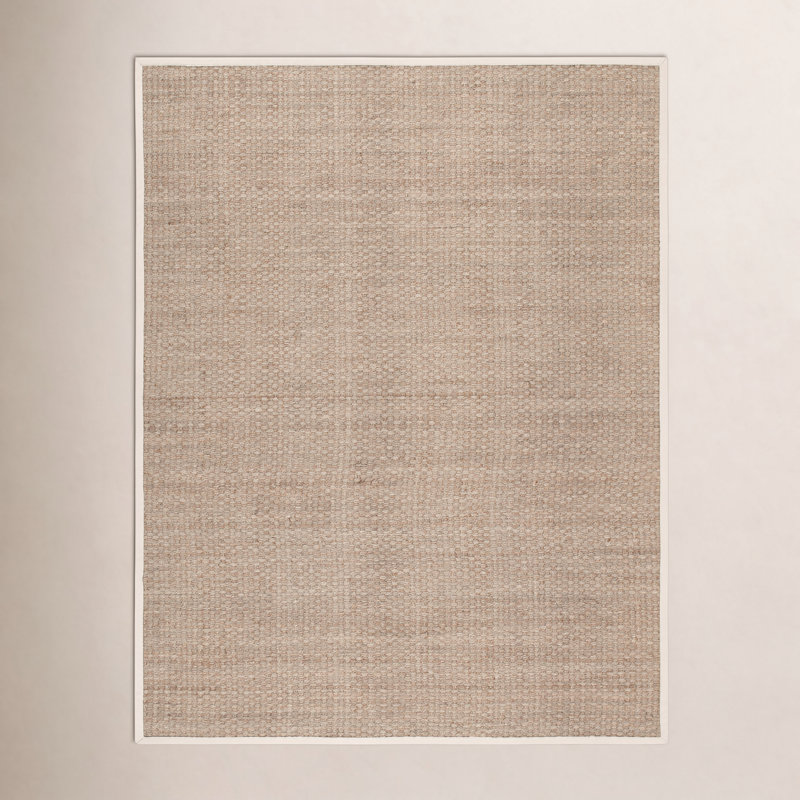 Dollard Natural Fiber Seagrass Rug, Rectangle 8' x 10'