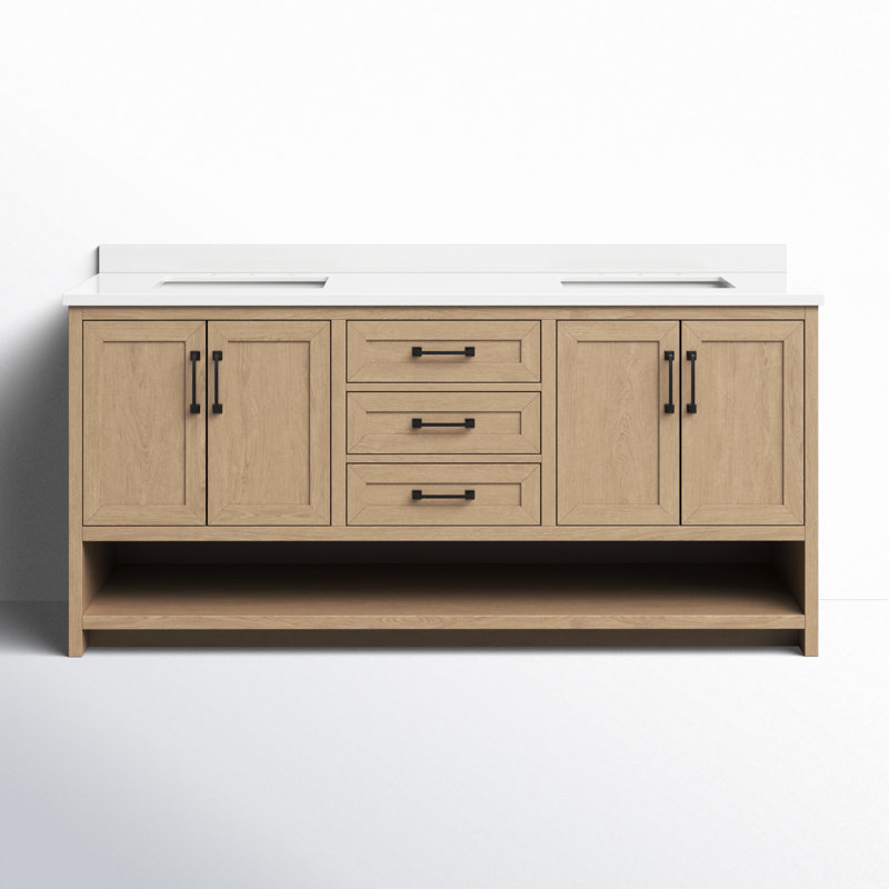 Ensemble de meuble-lavabo double 72 po Wellsville