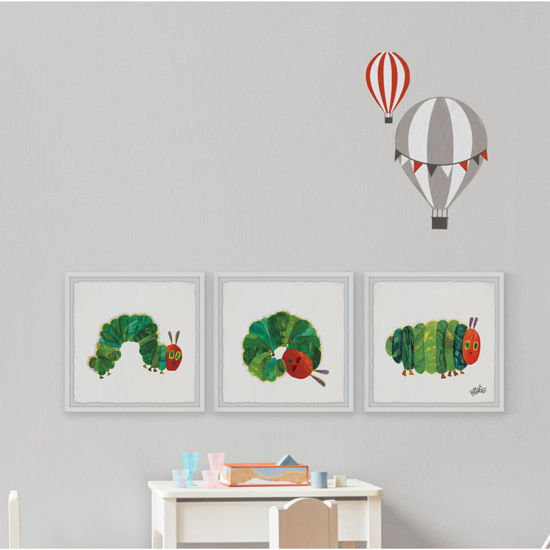 Rousseau - 3 Piece Single Picture Frame Print Set, 45cm H x 137cm W