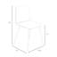 Chaise rembourrée en similicuir Kody -1551518130