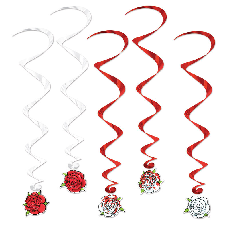 Tourbillons de roses, 3 pi, paquet de 6