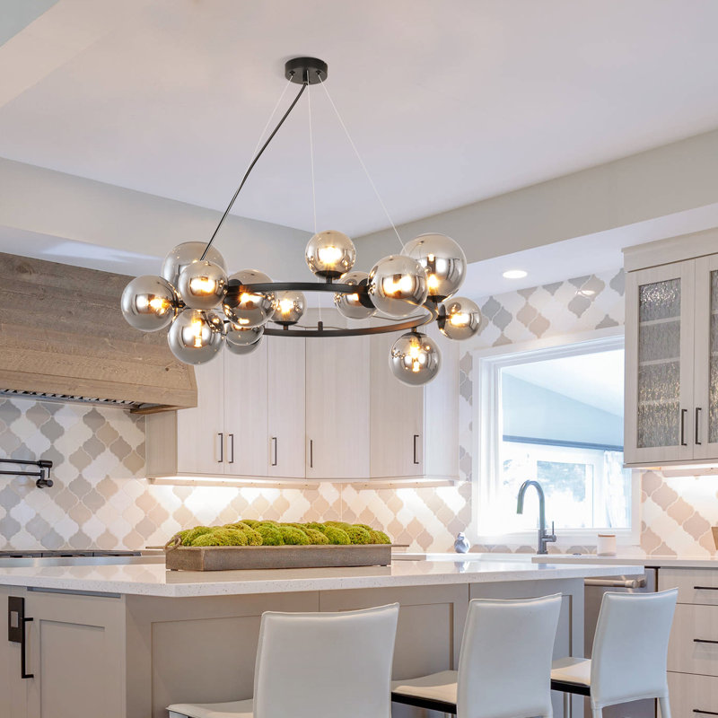 Murrysville 14 - Light Sphere Pendant, Brushed