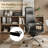 Genuine Leather Executive Chair, Swivel Ergonomic Office Chair, Home Desk Chair with Tilt Reclining, Alu-645790575