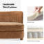 Greigh Modern Upholstered Boucle Curved Loveseat Sofa Set of 2-797303289
