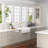 30'' L x 19'' W Ceramic Apron Kitchen Sink, Single Bowl  Kitchen Sink with Sink Grid and Basket Strainer