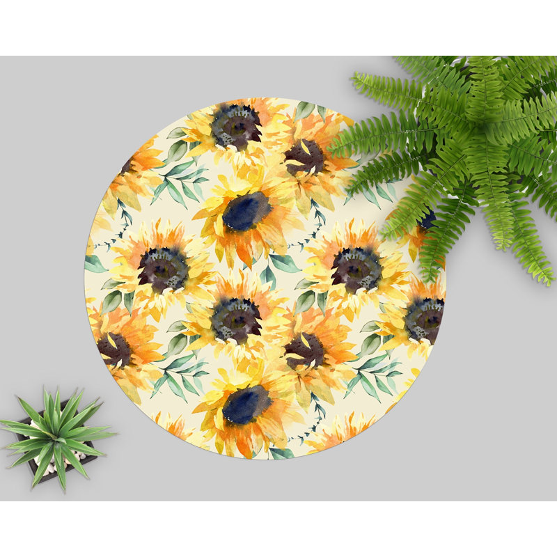 Stinnett Hard Floor Straight Round Chair Mat