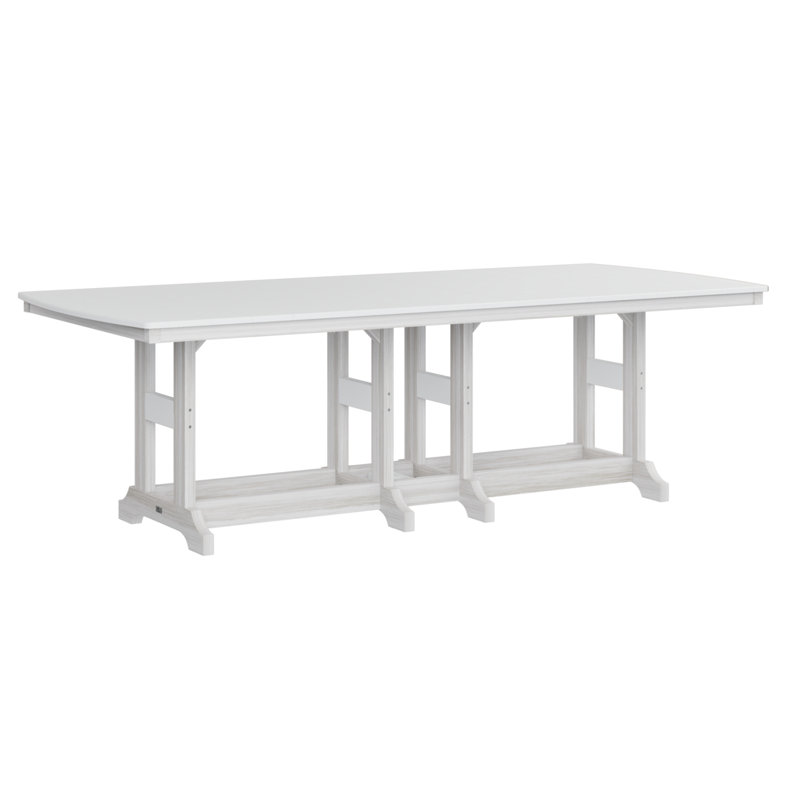 Garden Classic Outdoor Bar Table, White, Seashell