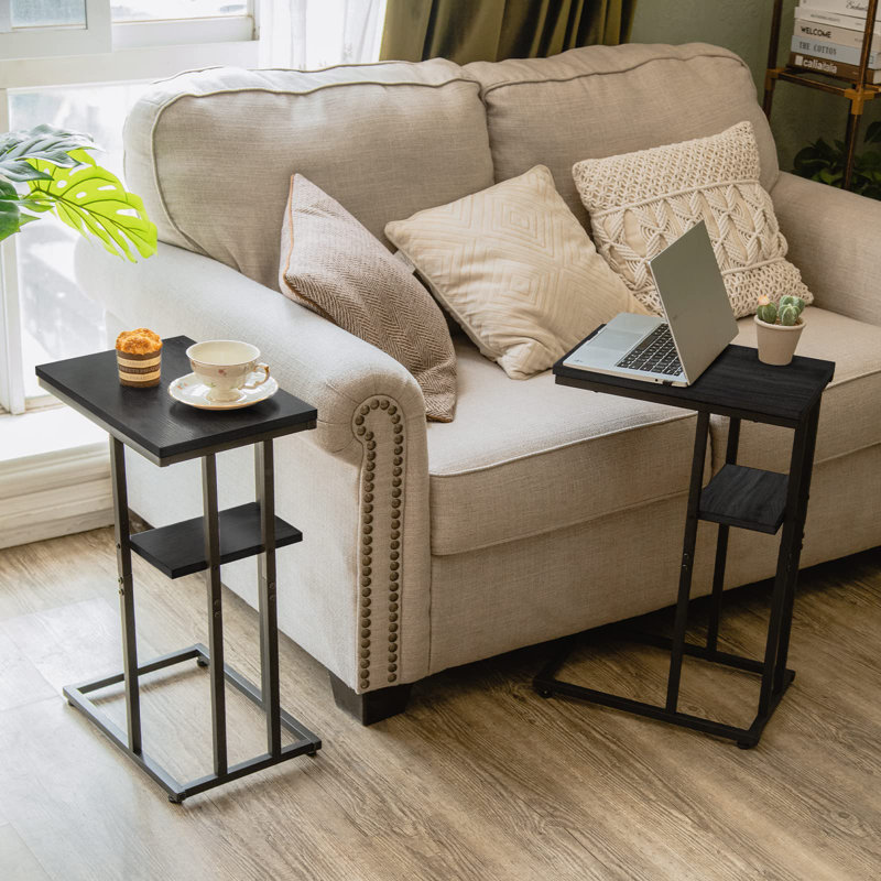 Creslow End Table, Black, Black