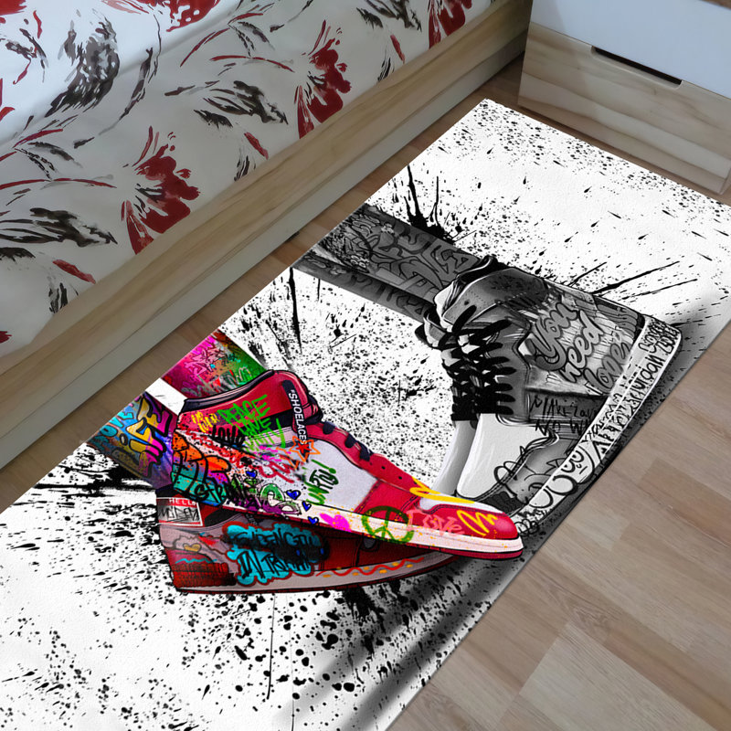 Ultra Plush Handcrafted Area Rug with Modern Geometric Design for Dynamic Indoor Spaces, Rectangle 2'8" x 3'11"