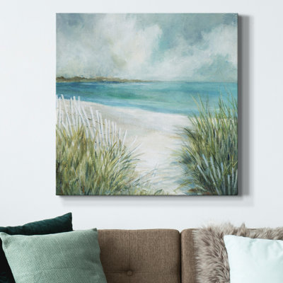 Coastal Fences - Reproduction d'art sur toile tendue