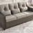 Keaisha 74'' Wide Outdoor Wicker Patio Sofa-1013832771-1013832769