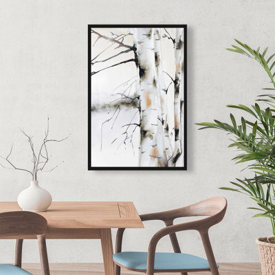 «Winter Birches» sur toile