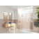Stellar 86 in. x 78 in. Fully Frameless 3 Panel Inline Hinge Shower Door