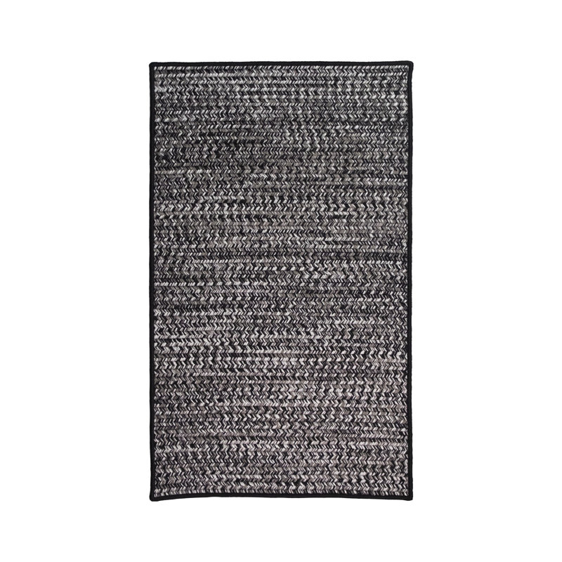 Tapis intérieur / extérieur rectangulaire en polypropylène tressé à la machine Marivic, Rectangle 4 pi x 6 pi