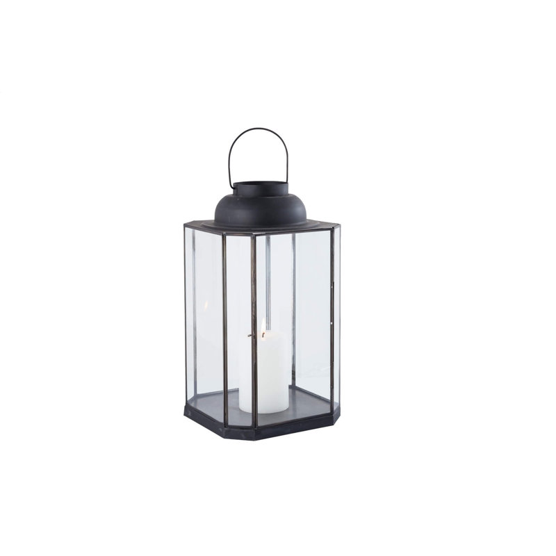 Glass Wall Lantern, 62cm H x 27cm W x 27cm D