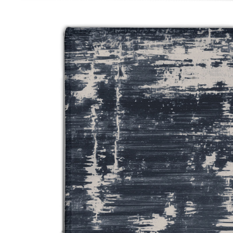 Tapis gris abstrait intérieur et extérieur, Rectangulaire 2 pi x 3 pi