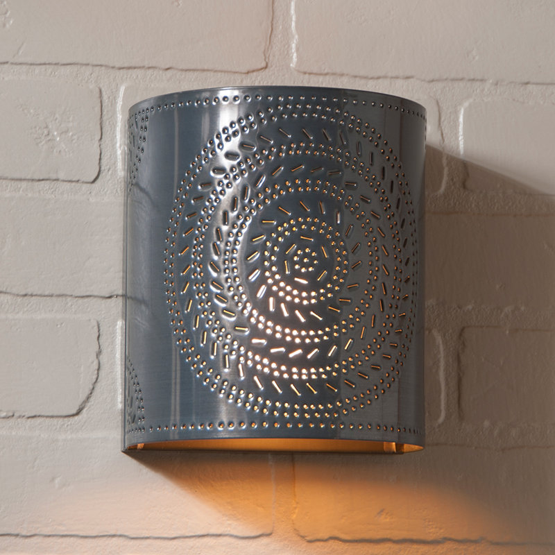 Plafonnier encastré 1 lumières Vranduk, Étain champêtre