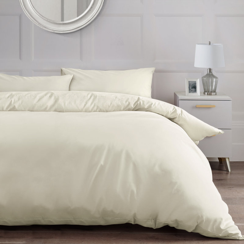 Onsim Duvet Cover Set, Single, Beige