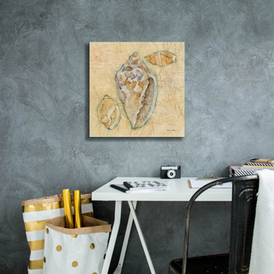 Art mural en toile Shells 4 pi par Cheri Blum, 37 po x 37 po