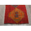 Tapis de couloir géométrique rouge 33,5 x 143,7 pouces
