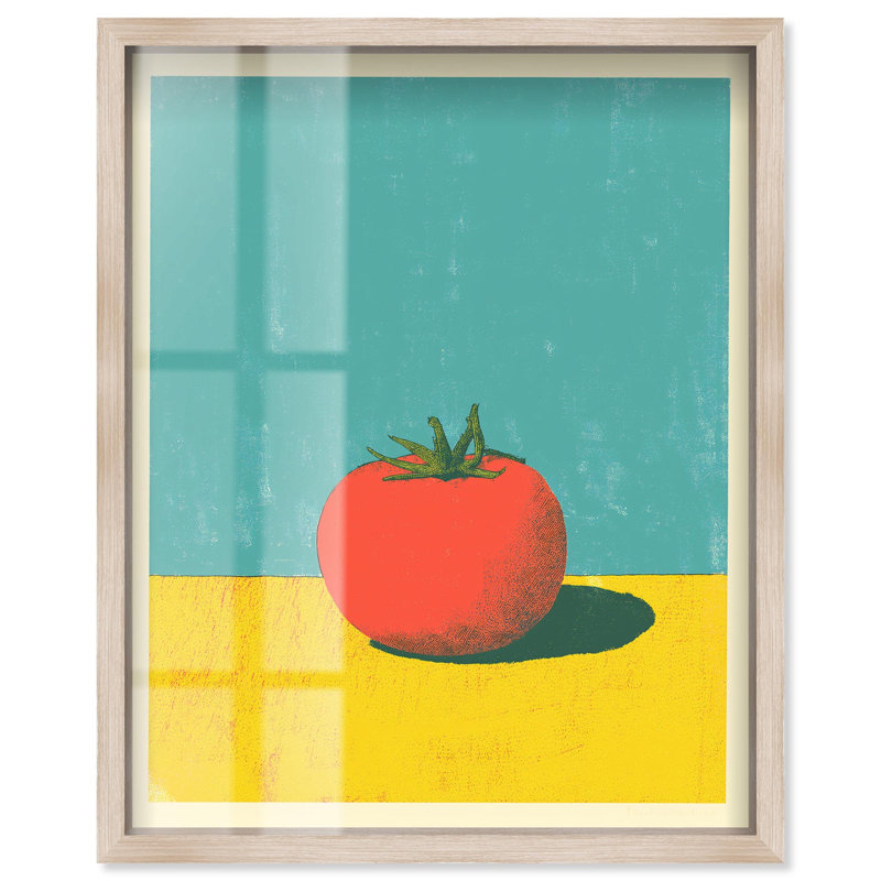Décoration murale de cuisine Oddity Shadowbox par Art Remedy, cadre blond, 30 x 36, H 37 po x l 31 po, Cadre blond