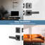 Handleset with Deadbolt and Door Lever Handle and Rosette