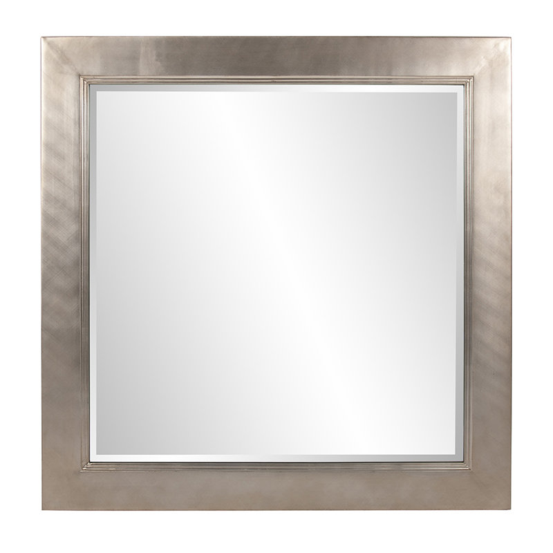 Miroir biseauté moderne et contemporain Dhaval, 40 po x 40 po