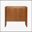 Buffet polyvalent de couleur noyer avec rangement pour plusieurs pièces