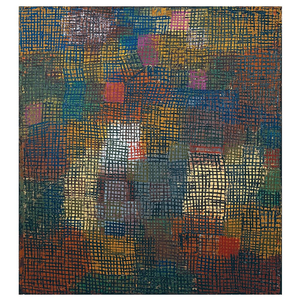 Leinwandbild Farben aus der Ferne von Paul Klee