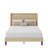 Modern Tufted Upholstered Bed In Velvet Or Linen With Charging Station & Headboard Shelf, High Clearance Under Bed Storage-290350259-290350262