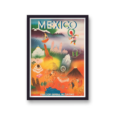 Mexico Vintage Travel - Single Picture Frame Print