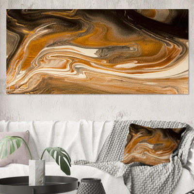 " Nature Marble In Earth Tonesth Brown Color Stains "