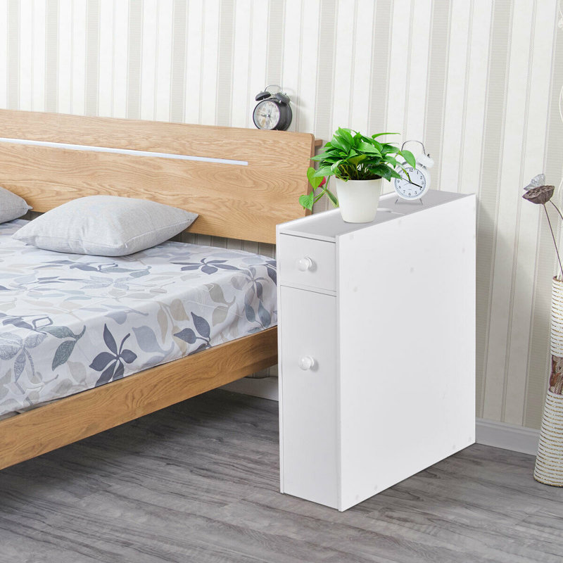 Fionnan Freestanding Linen Cabinet, White