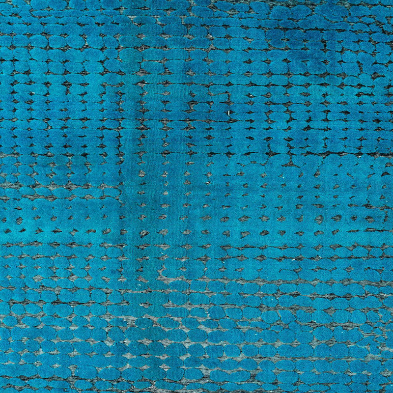 Tapis abstrait moderne 4382, Carré 8 pi