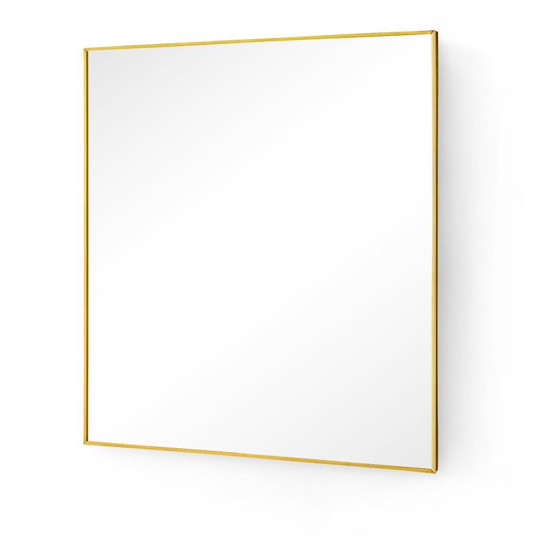 Clarence Square Metal Wall Mirror, 28.5" x 28.5"