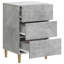 43cm W Manufactured Wood Bedside Table-777072742