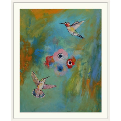 «Wireman Hummingbirds» par Michael Creese, reproduction d'art