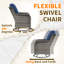 Chaise pivotante en osier pour 2 personnes avec coussin-588319894-587894042