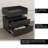 1 Set Nightstand with Adjustable LED Strip Light, 2-drawers, Large Storage Space, Suitable for Bedside Table, Coffee Table, Sofa Side Table or End Table for Study Desk-136700281