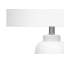 H 26 po, lampe de table, céramique crème, abat-jour ivoire / crème, moderne