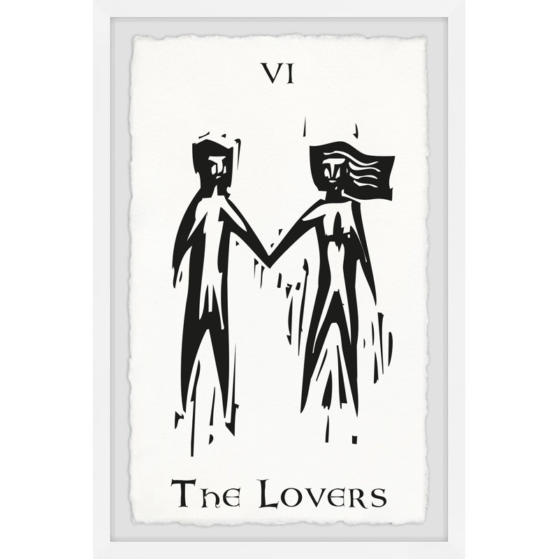 The Lovers VI - Single Picture Frame Painting, 61cm H x 41cm W 